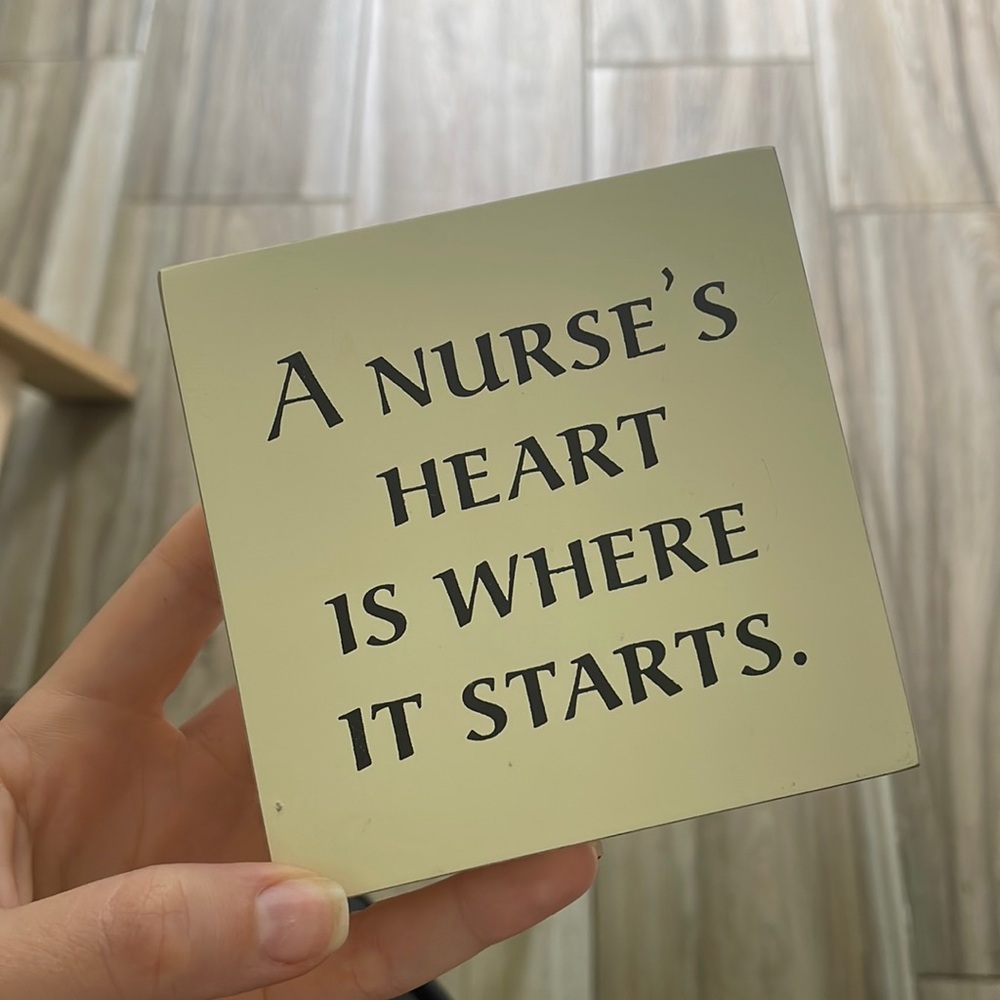 Hallmark wooden gift! Perfect for a nurse
